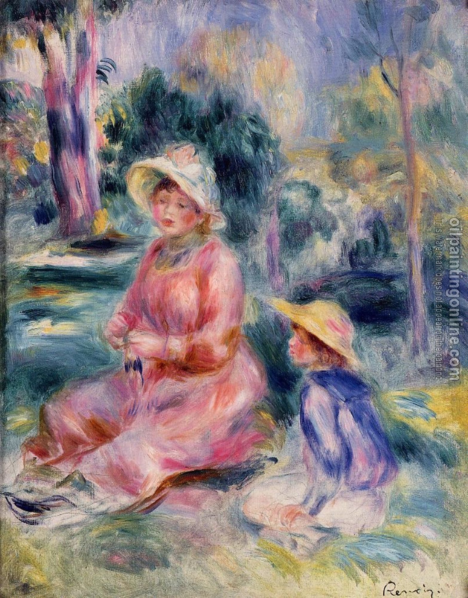 Renoir, Pierre Auguste - Madame Renoir and Her Son Pierre